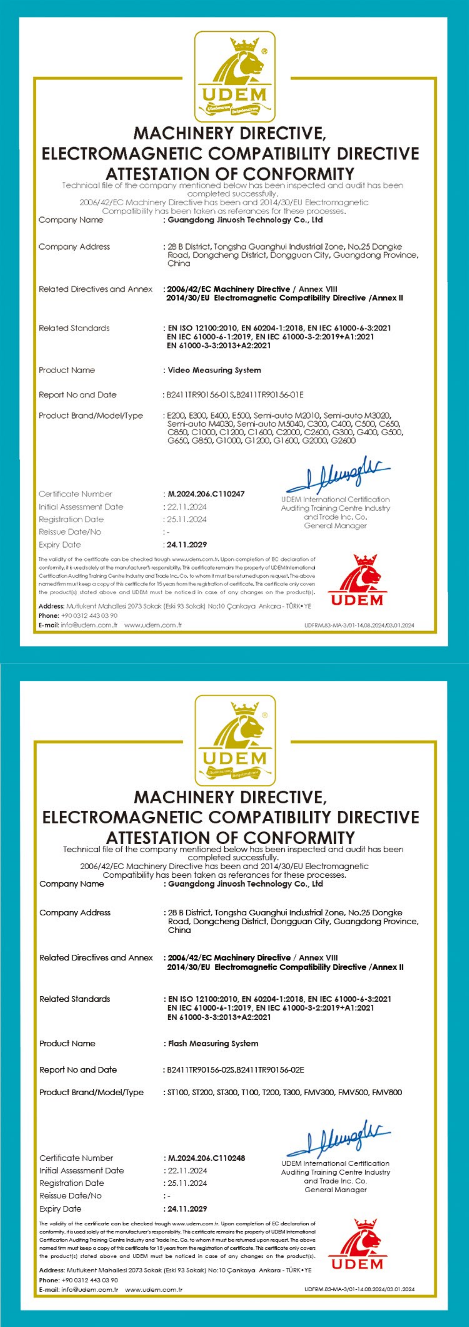 CE Security Certificate Jinuosh